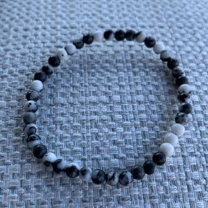 Zebra Stone bracelet for littles